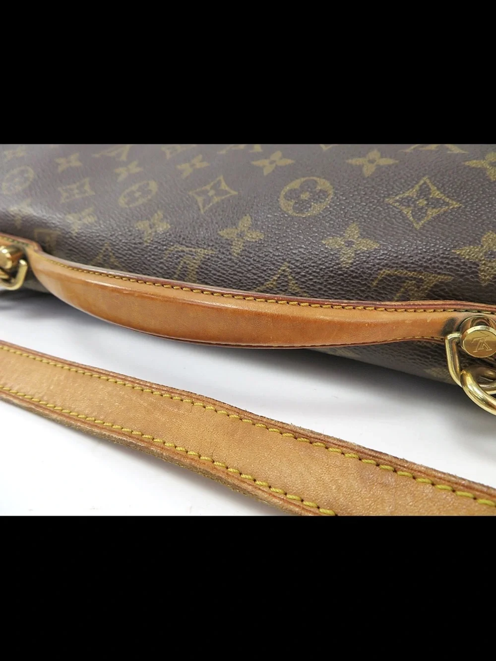 Louis Vuitton Monogram Canvas Messenger Bag in Brown and Tan